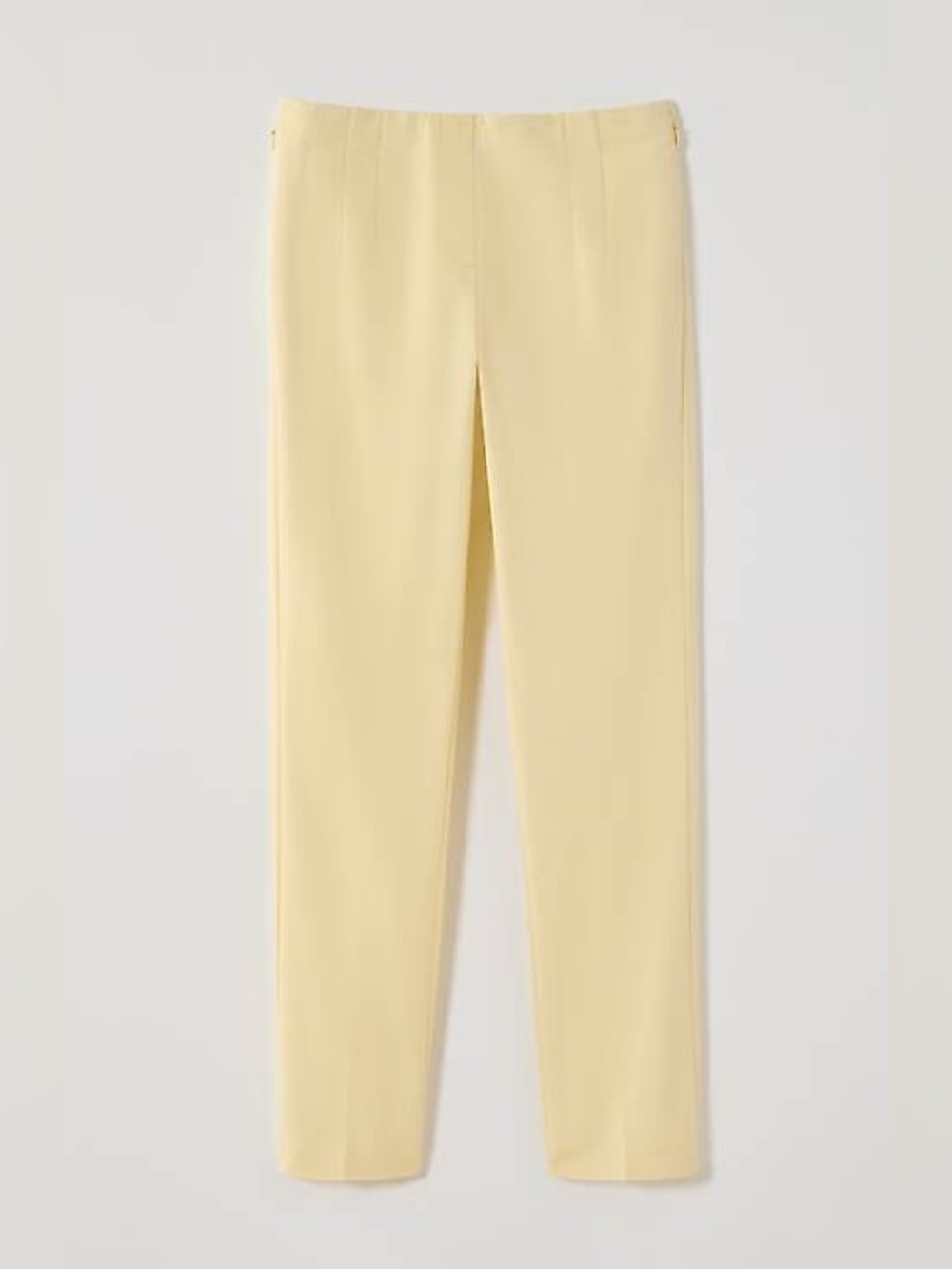 J Jill Yellow Slim Leg Pants Size 8 Versatile Cotton Stretch Pull On Casual